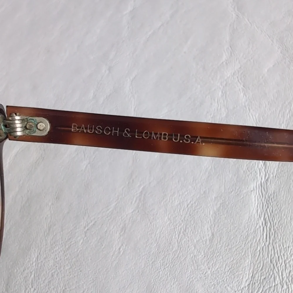 Bausch & Lomb Vintage Rare Sintra Large Round Sunglasses Tortes Shell Colorway